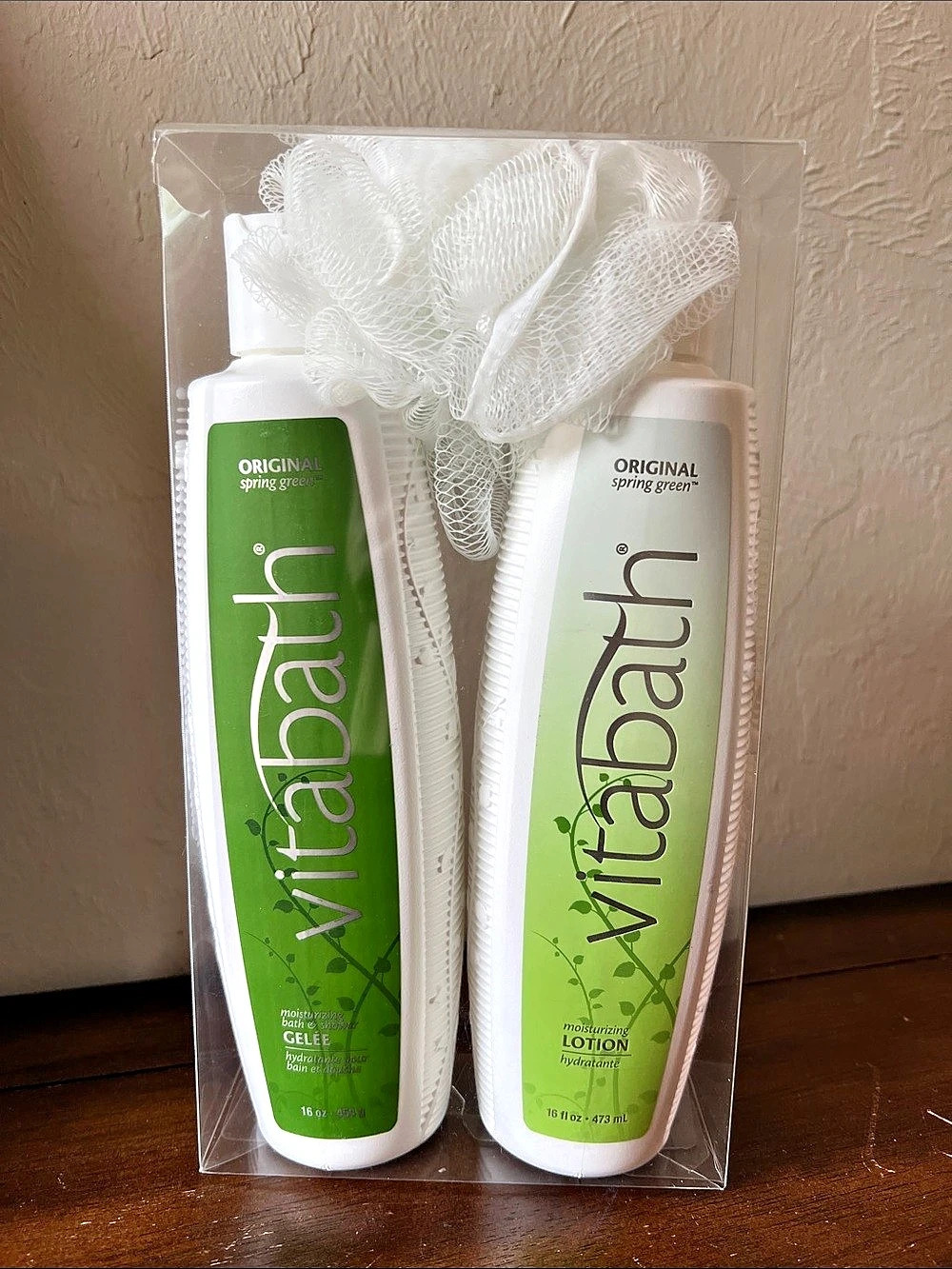 Vitabath Original Spring Green Bath Set Lotion and Gelee